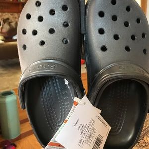 NWT Black Classic crocs